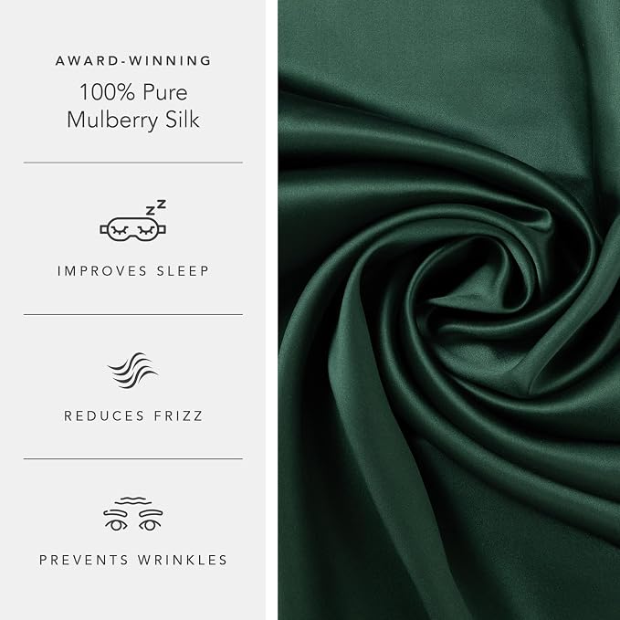 Fishers Finery 25mm 100% Pure Mulberry Silk Pillowcase - Image 5