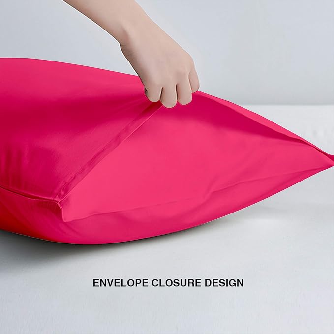 FLXXIE King Pillow Cases Set of 2, Soft Microfiber Pillow Covers - Image 2