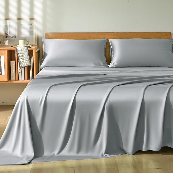 Homiest Cooling Pillow Cases King Size Set of 2, 100% Rayon Derived from Bamboo - Image 7