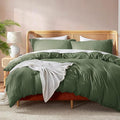 Nestl Olive Green Duvet Cover Full Size by Nestl