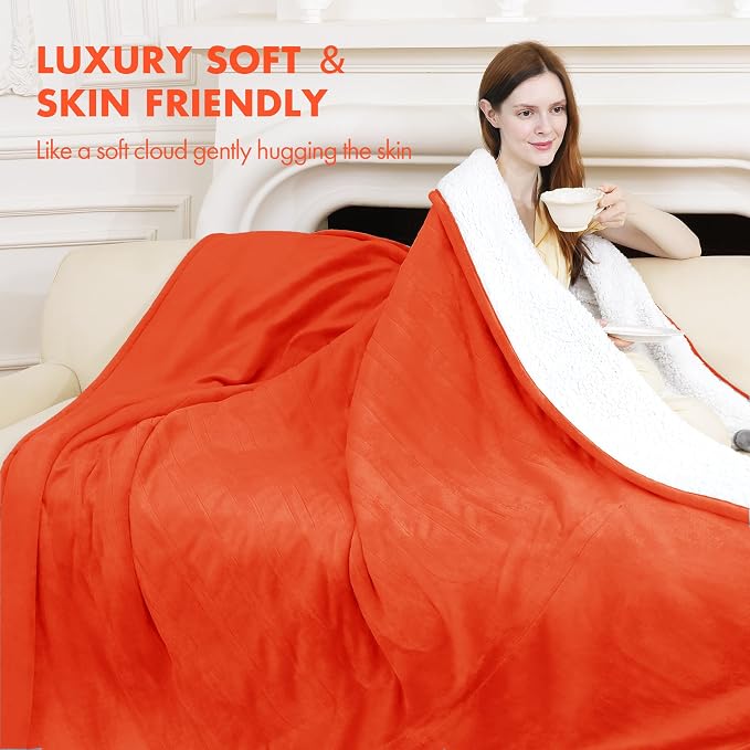 Electric Heated Blanket Twin 62" x 84" - Image 4
