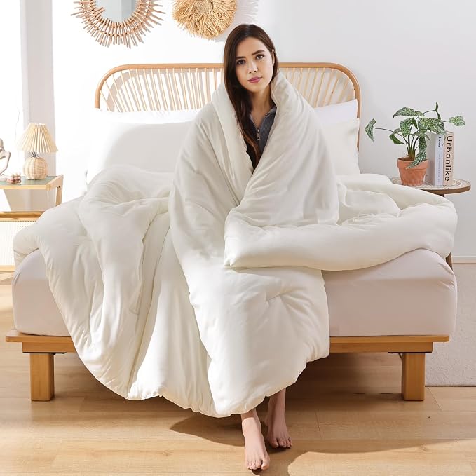 ROSGONIA Oversized King Comforter 128x120 - Image 4
