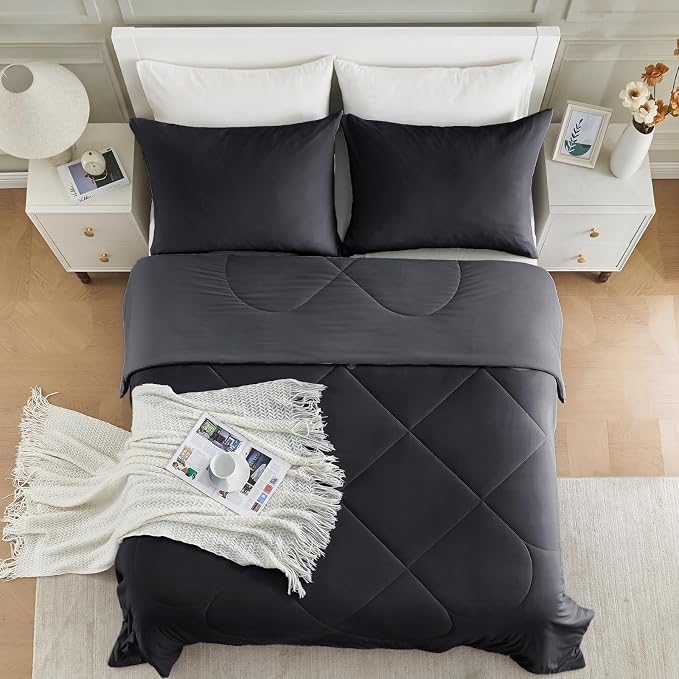 HOMFINE Cooling Comforter Twin Size, Japanese Double-Sided Cold Tech Fabric - Image 7