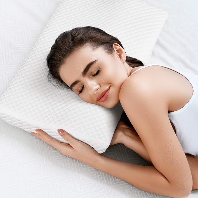 ZAMAT Memory Foam Pillow for Neck Pain Relief, Adjustable Orthopedic Ergonomic - Image 8