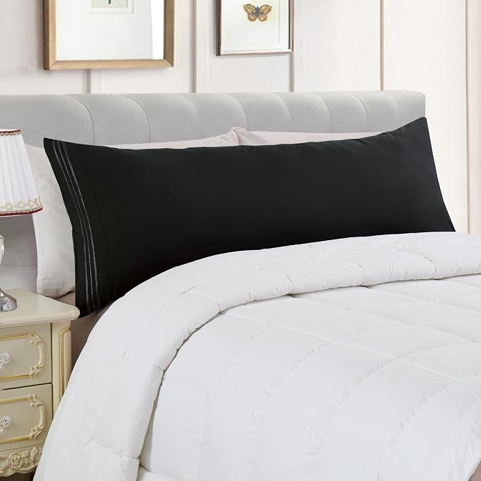 Elegant Comfort Luxury Ultra-Soft 1-Piece Body Pillowcase - Image 2