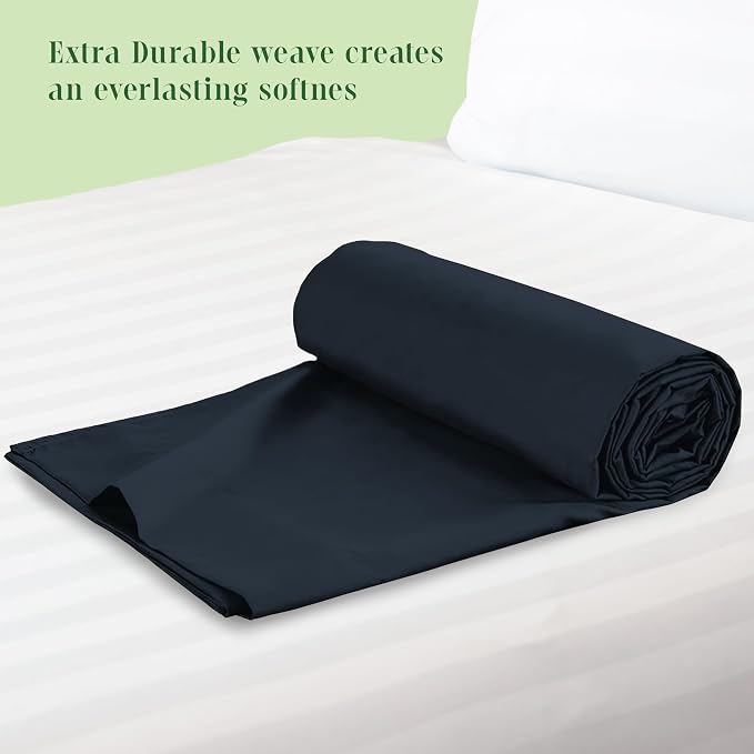 Elegant Comfort Premium Hotel Quality 1-Piece Flat Sheet, Luxury & Softest 1500 - Image 3