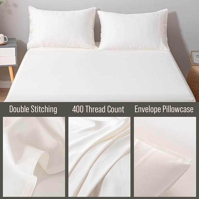 Bella Coterie | Luxury Bamboo Viscose King Size Pillowcase Set | 100% - Image 3