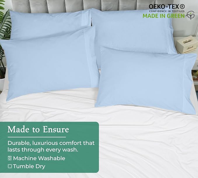 Royale Linens King Pillowcase Set of 2 - Image 8