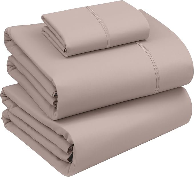 RUVANTI 100% Cotton Sheets – Twin XL Size Percale Bedding, Cooling & Breathable by Ruvanti