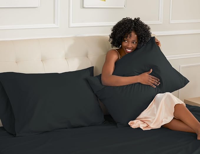 Sunflower King Pillowcases Set of 2, 100% Cotton King Size Pillow Cases 2 - Image 3