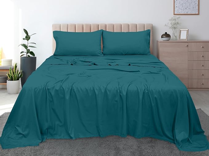 Royale Linens 300 Thread Count 100% Long Staple Combed Cotton Flat Sheet - Image 9