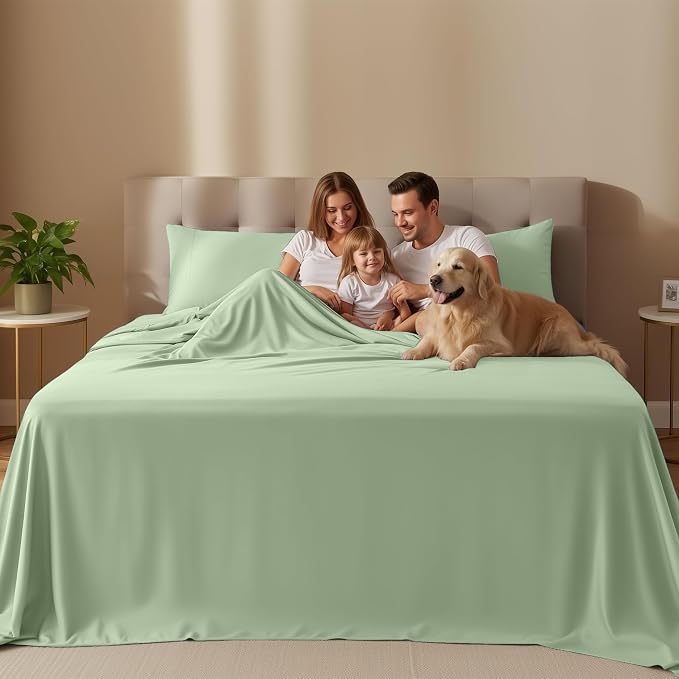 Utopia Bedding Queen Size Sheet Set – 4 Piece Bed Sheets, Soft and Breathable - Image 2