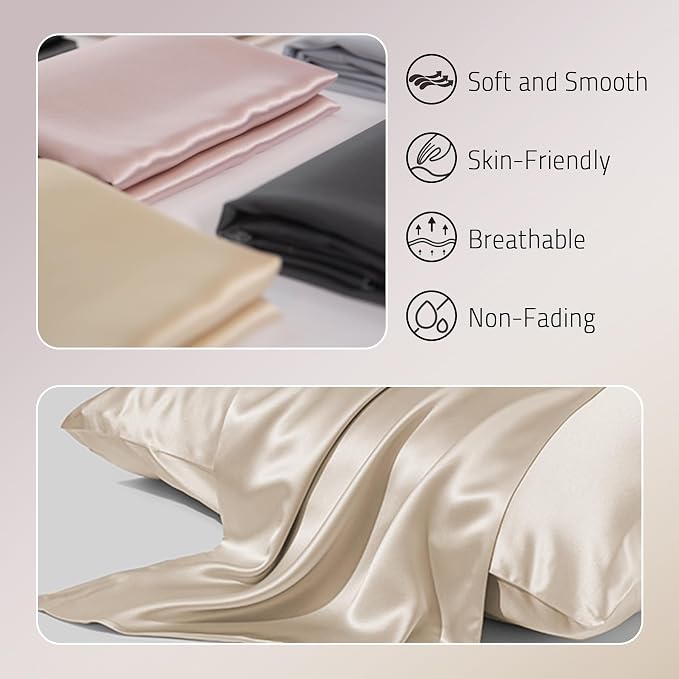 Gabire Mulberry Silk Pillowcase - Image 2
