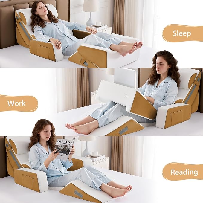Yojoker 9PCS Orthopedic Bed Wedge Pillow Set - Image 8
