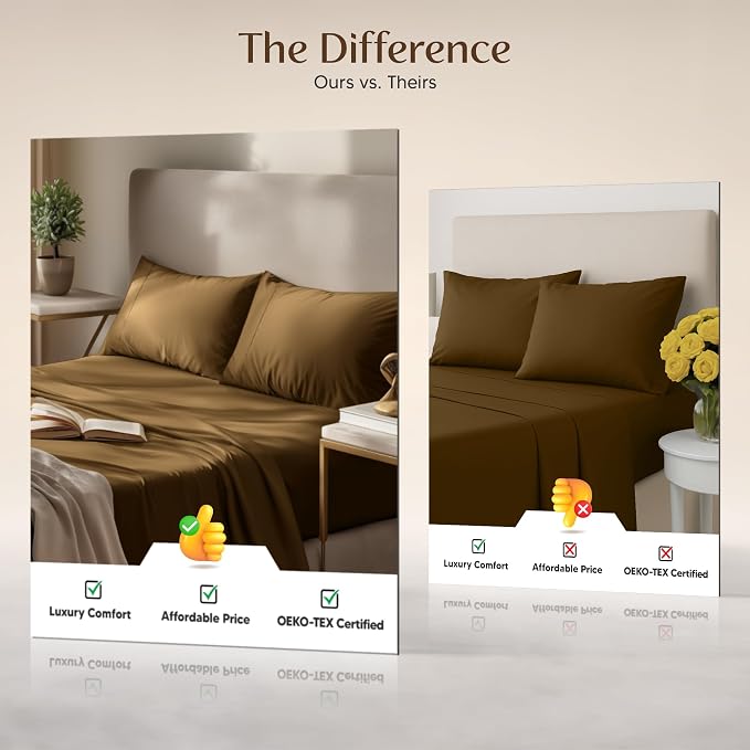 Utopia Bedding Twin Sheet Set – 3 Piece Bed Sheets - Image 6