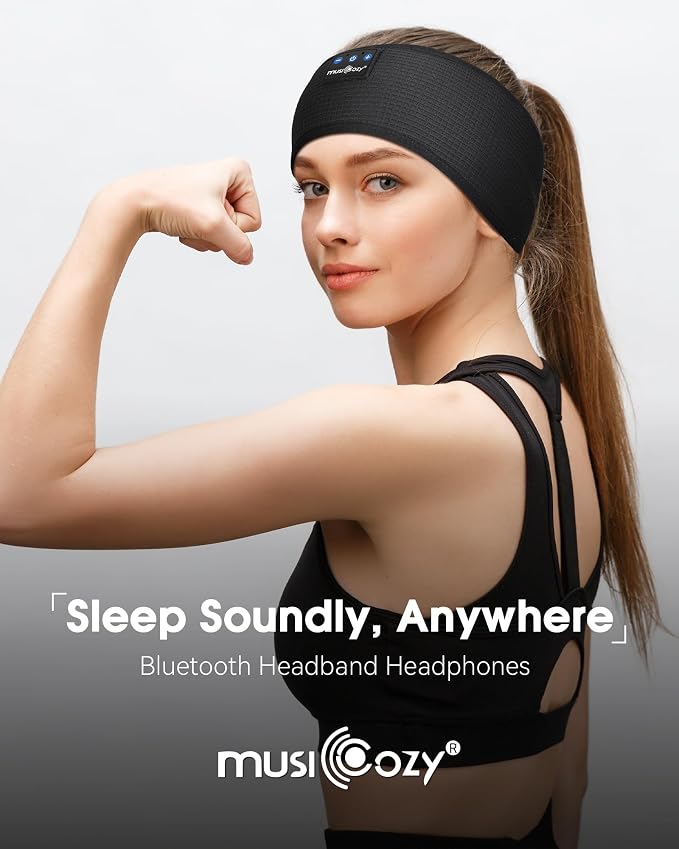 MUSICOZY Audífonos para Dormir con Bluetooth 5.4 tipo Banda para la Cabeza - Image 3
