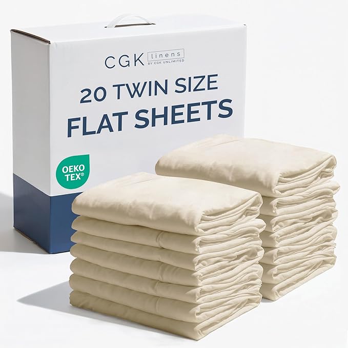 Twin Size Flat Sheets by CGKUnlimited