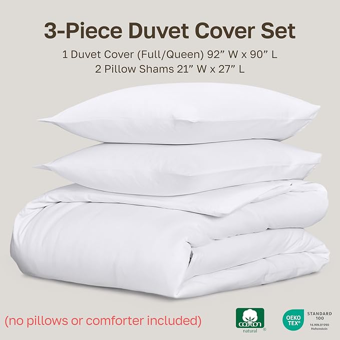 California Design Den 3 Pc Full/Queen Duvet Cover Set - Image 5