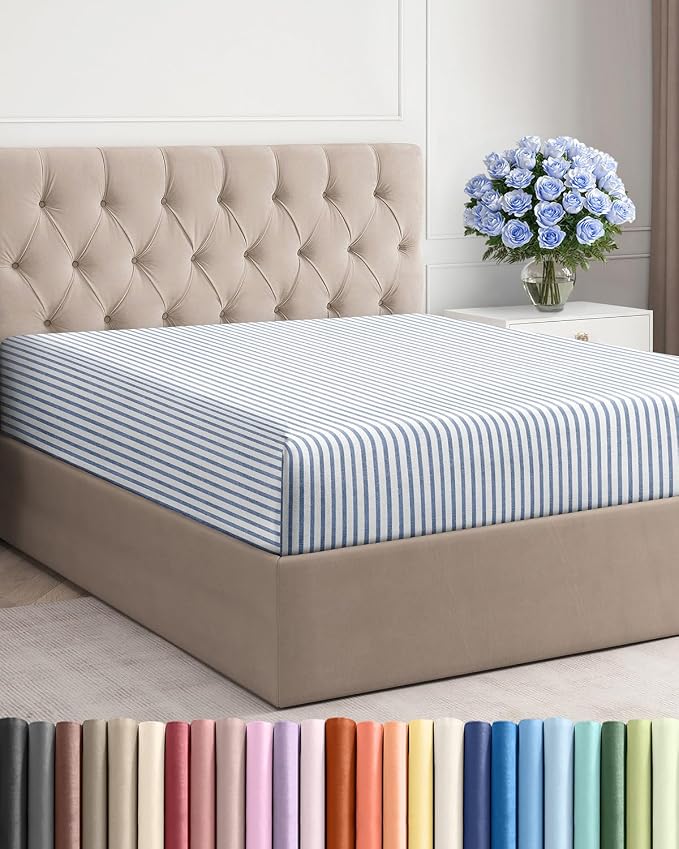 Cal King Fitted Bed Sheet by CGKUnlimited