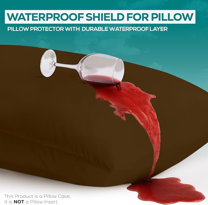 Utopia Bedding Premium 100% Waterproof Pillow Protectors - Image 3