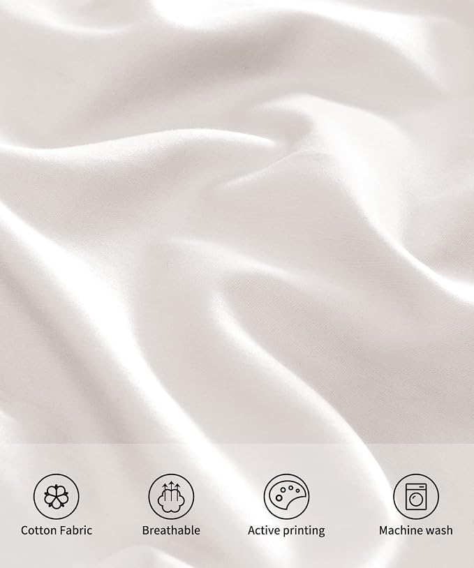 Warmstar Cotton Pillow Cases King Size Set of 2, 600 Thread Count Pillowcases - Image 3