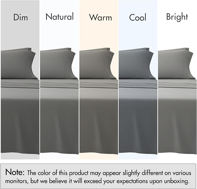 RUVANTI 100% Cotton Sheets – California King Percale Bedding, Cooling & - Image 7