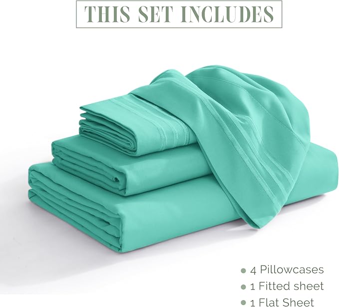 Elegant Comfort Luxurious 1500 Premium Hotel Quality Microfiber Three Line - Image 3