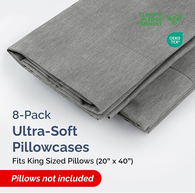 King Pillow Cases Set of 8 - Image 2