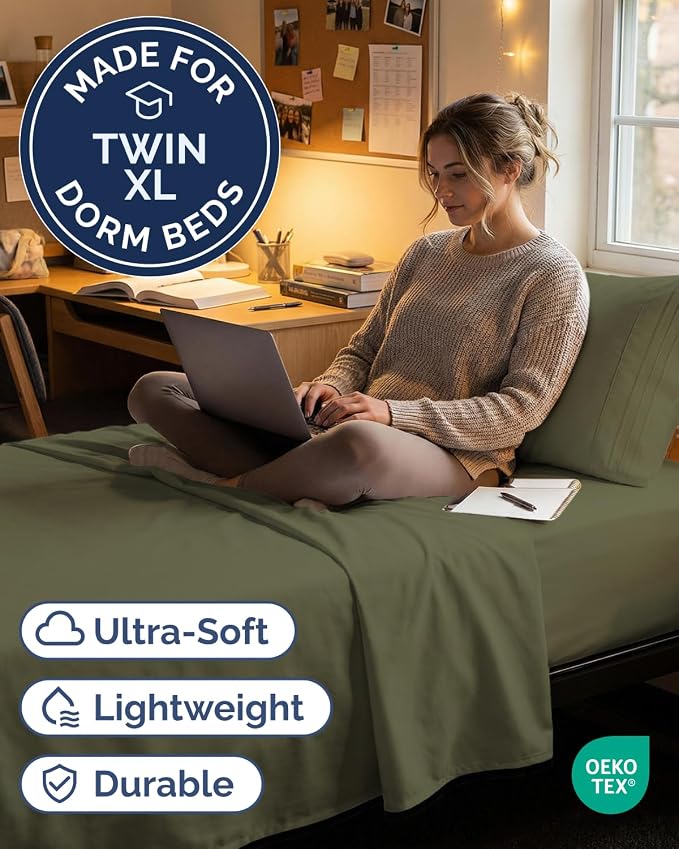 Twin XL Size 3 Piece Sheet Set - Image 2