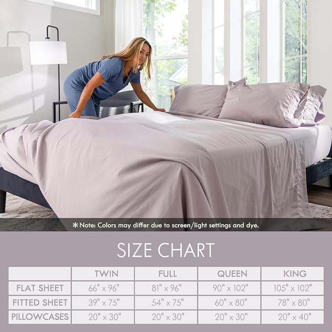 ClevaHome Queen Size Sheet Set - Image 6