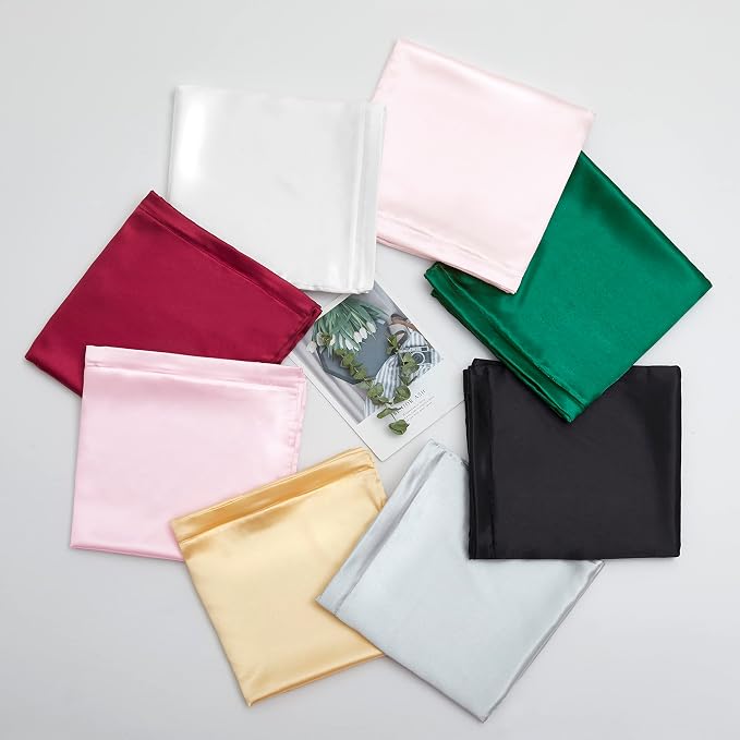 Satin Pillowcases with Zipper （20x26）, Standard Size Pillowcases Set of 2 - Image 8
