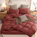 PURE ERA Jersey Knit Duvet Cover Set 100% T-Shirt Cotton Super Soft Comfy 3pc by PUREERA