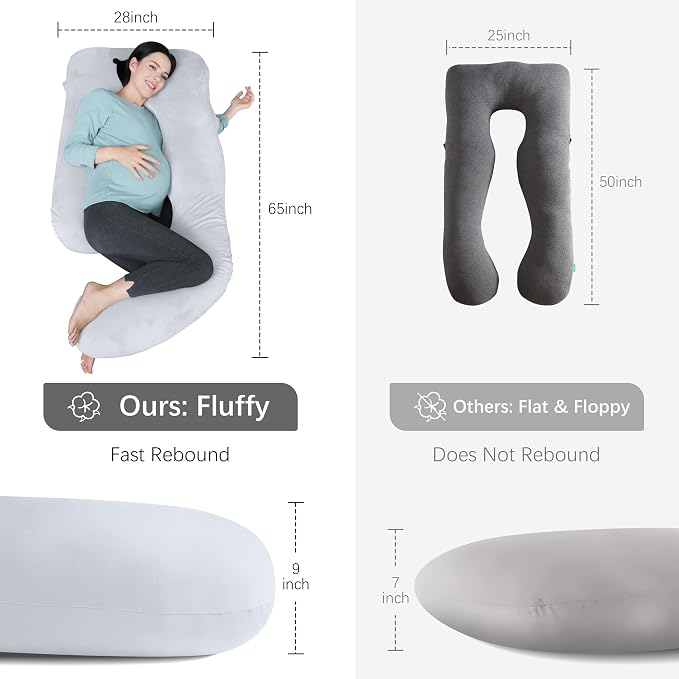 MOON PARK Pregnancy Pillows for Sleeping - Image 7