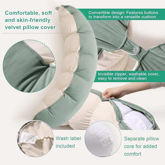 Peallow – Long Round Body Pillow - Image 4