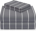 LuxClub 4 PC King Size Sheet Set, Breathable Luxury Bed Sheets, Deep Pockets by LuxClub