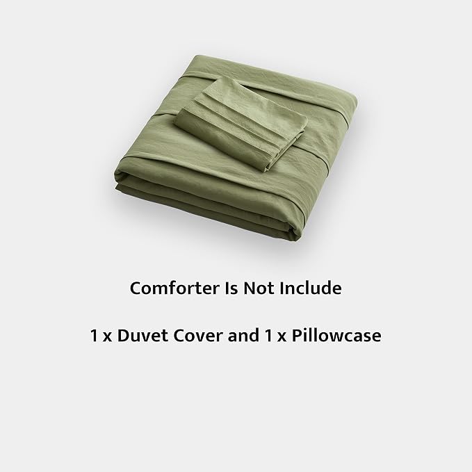 Oli Anderson Sage Green Duvet Cover Twin Size - Image 7
