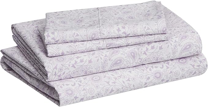 Amazon Basics Lightweight Super Soft Easy Care Microfiber 4-Piece Bed Sheet Set - Image 2