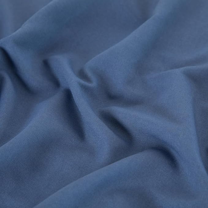 Full Flat Sheet Only， 80x96Inch Dark Blue - Image 6