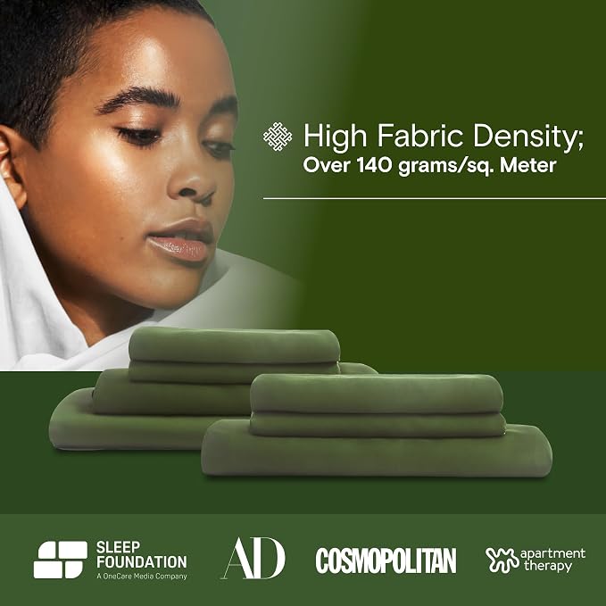 DOZ Sheet Set, 100% Viscose derived from Bamboo, Organically Grown, Buttery Soft - Image 5