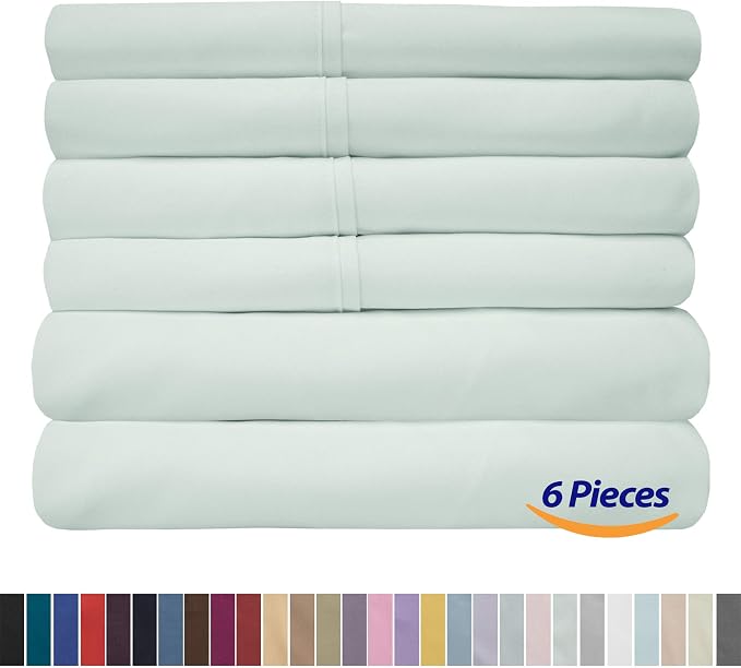 Sweet Home Collection 6 Piece 1500 Supreme Collection Brushed Microfiber Deep - Image 6