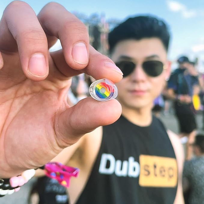 Eargasm High Fidelity Rainbow Earplugs - Image 3