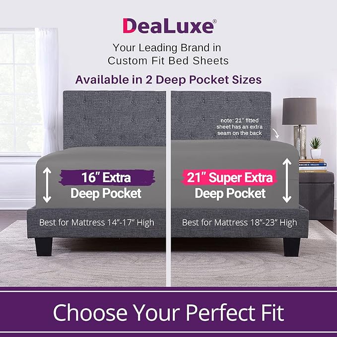 Grey Fitted Sheet Queen Only - Image 2