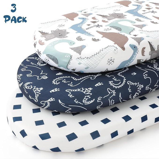 Yoofoss Bassinet Sheets for Baby, Baby Delight, Angelbliss, Soft Breathable - Image 5