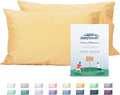 Sunflower Queen Pillowcases Set of 2, 100% Cotton Queen Pillow Cases 2 by SunflowerHometexUS