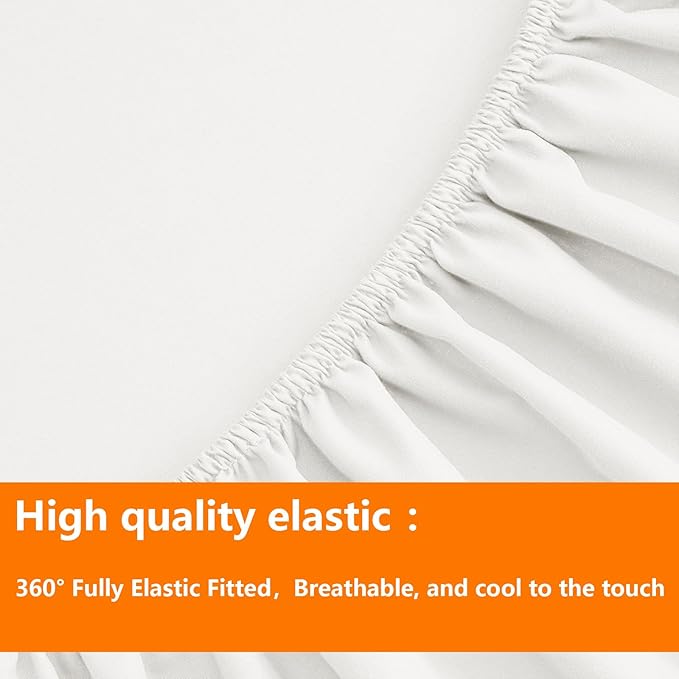 TAIMIT Ivory Twin Size Comforter Set - Image 6