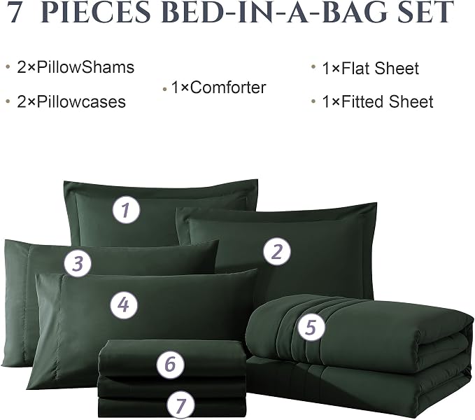 Monbix California King Size Comforter Set - Image 7