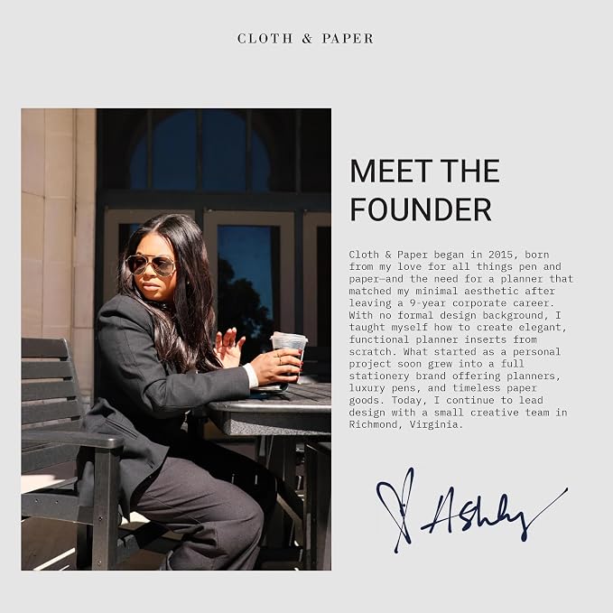 Cloth & Paper Travel Notebook | Task Planner – Ristretto | A5 Slim To-Do List - Image 9