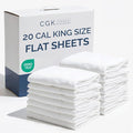 Cal King Size Flat Sheets by CGKUnlimited