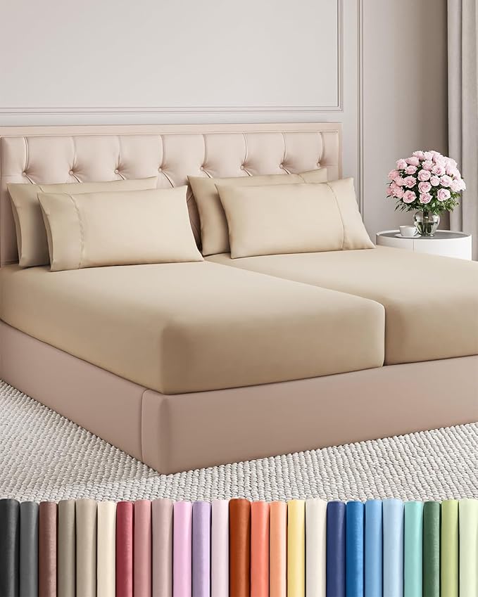 Split King 7 Piece Sheet Set by CGKUnlimited
