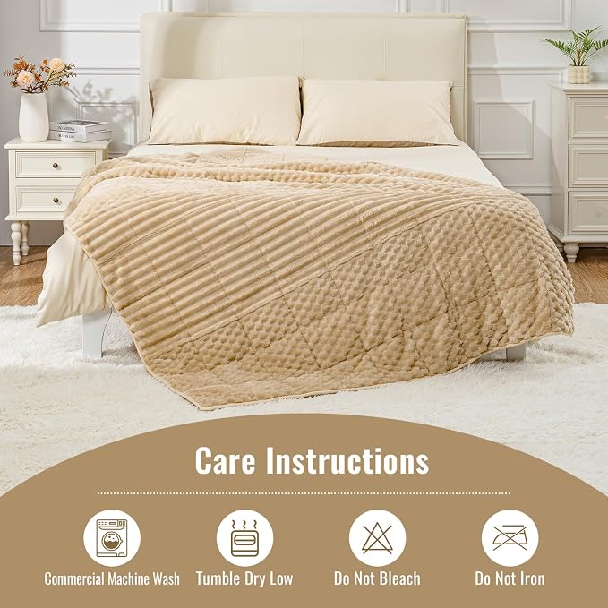 Uttermara Fleece Weighted Blanket - Image 7